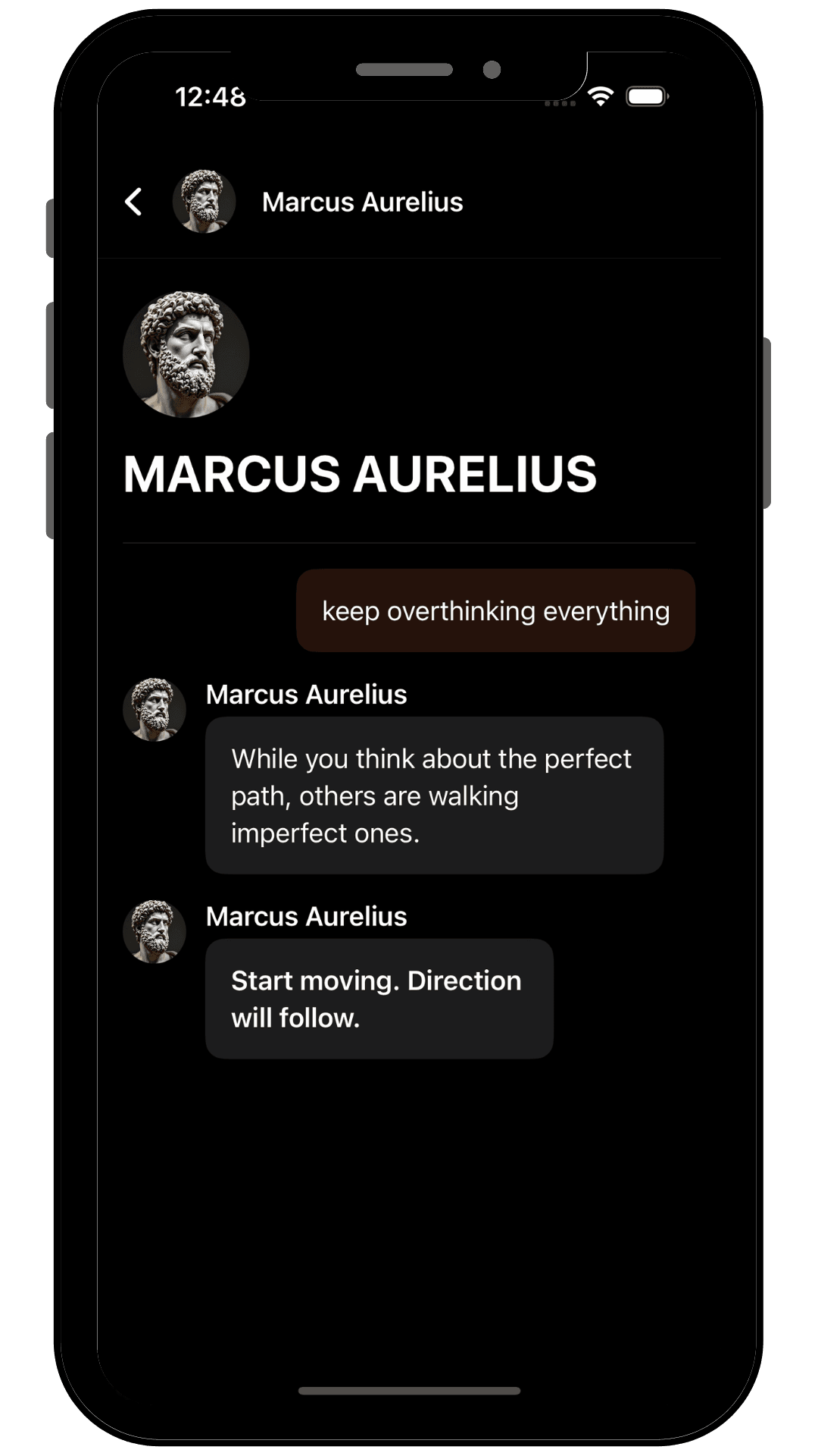 Stoic AI Chat Interface